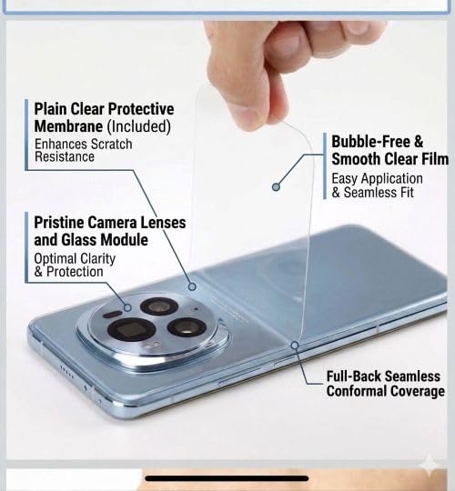 Image of Back Skin Protector Compatible with Nothing Phone 4B, Scratch-Resistant Matte Film, Bubble-Free Adhesive Full Coverage Back Membrane