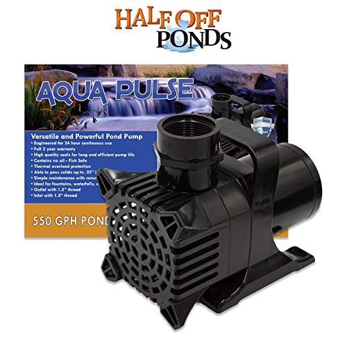 Half Off Ponds Aqua Pulse 550 Gph Submersible Pump For Ponds, Water Gardens, Pondless Waterfalls And Skimmers - Ap-550 #TOP1