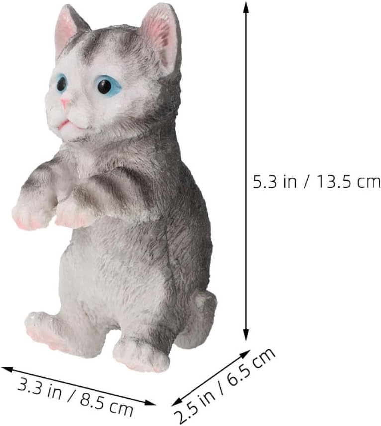 ARTIBETTER 2pcs Creative Cat Figurine Flower Pot Hanger Lifelike Hanging Cat Sculpture for Garden and Patio Décor for Outdoor Planter Decoration