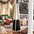 Outdoor Heater with Wheels Patio Heater Pyramid Deck Tower Patio Heaters for Outdoor Use Flame Glass Tube 42000 BTU Hammered Bronze Propane Natural Gas Tip Resist Safe ETL Black