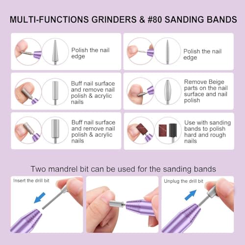 Professional Nail Drill Machine Rechargeable