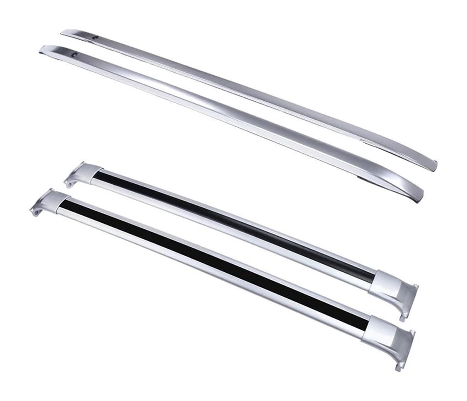 Baca Coche Barras Rieles Portaequipajes Cajas Superiores Cruzados para Toyota para Land para Cruiser para Prado 150 LC150 2010-2024(Roof Rack Cross Bar)