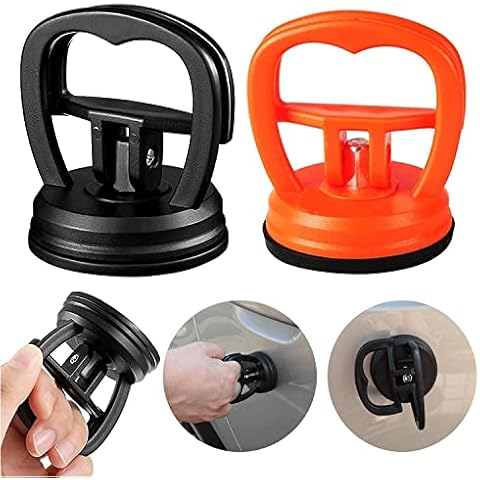 CeruleTree Dent Puller, 2 Pcs 5.7cm Car Dent Puller, Mini Car Dent Suction Cup, Dent Removal Kit and Dent Repair Puller, Auto Body Dent Puller Removal Tool Phone Screen Repair Tool Kit Cover