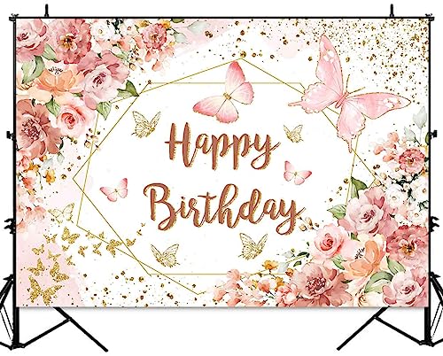 Fondo Fotográfico Sensfun Flores Rosa 7x5 ft miniatura 2