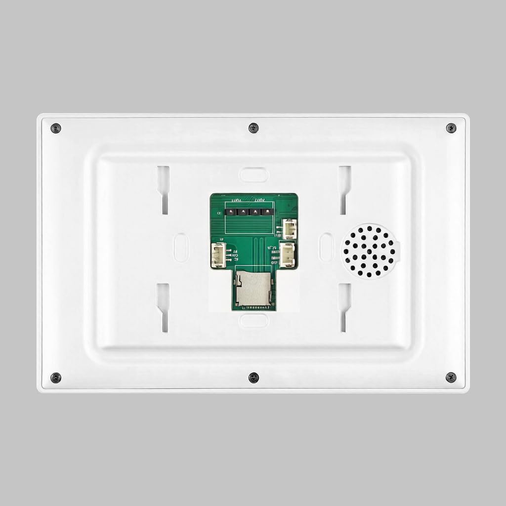 Visiophone Filaire Connecté à 2 Fils,Interphone Vidéo IP WiFi avec 7'' écran Tactile,Résolution 1080P,Unlock à Distance Via APP/IC Cartes,Audio Bidirectionnel, NO/NC Verrouillage de Porte