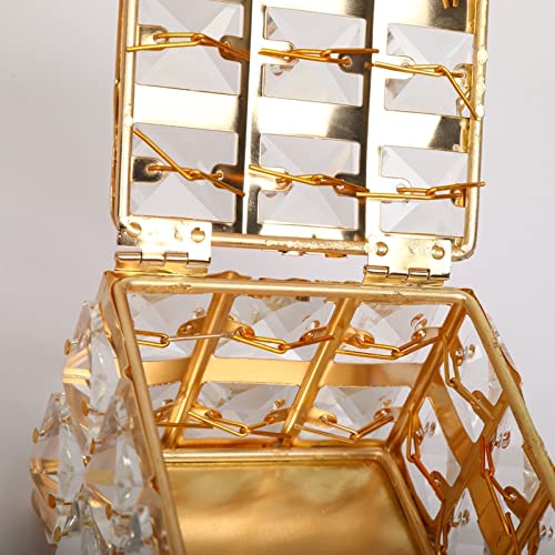 Amazon.co.jp: クリスタルジュエリーボックス 蓋付き 小物 記念品 宝物