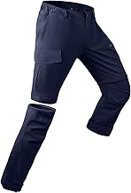 Men's Hiking Pants Convertible Waterproof Quick Dry Lightweight Multi-Pocket Hiking Pants
