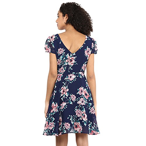 Image of Harpa Round Neck Printed Dresses