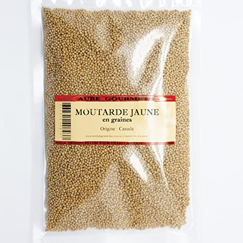 Graines de moutarde jaune en sachet économique de 250 grammes Cover