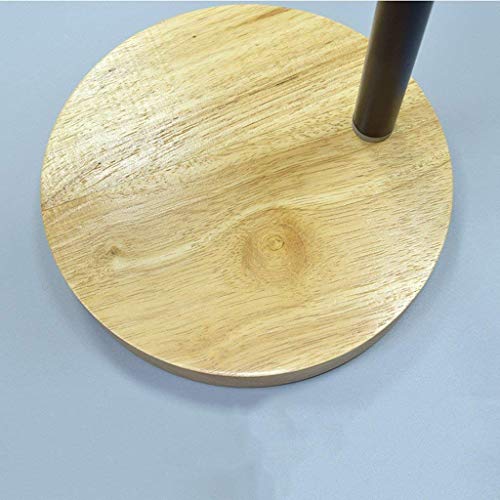Lampe de bureau E27 anti-fatigue visuelle en bois de chêne et fer