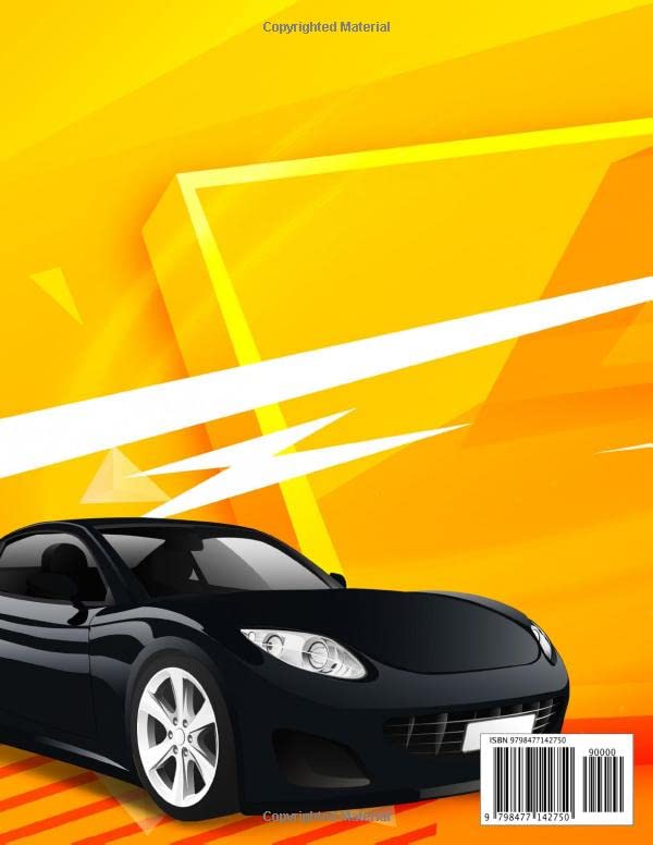 Luxury Car Coloring Book for Kids and Adult Relaxation: Cool Supercar Coloring Pages for Creative Children and Adults with Colorful Cover image 3