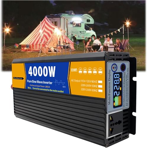 Onduleur pur sinus 4000W 24V vers 230V haute performance pour réseau isolé