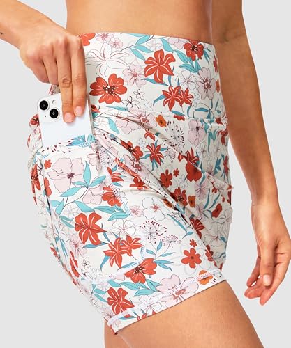 Image of Viodia Women's 18 inch /20 inch Long Swim Skirt High Waisted Modest Swimsuits Skirt Bathing Suit Tummy Control Swim Bottoms