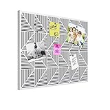 Umbra Trigon, Wall Mounted Bulletin Board, Magnetic Board, and Message Board, White