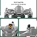 YHTAUTO Rear Side Disc Brake Calipers with Bracket Replacement for Hummer H3 2006-2010, H3T 2009-2010, Rear Driver and Passenger Pair Caliper Assembly Set of 2, Replace# 15111372 15791720