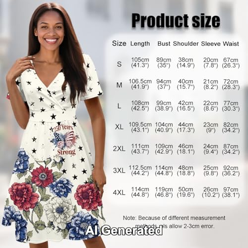 Image of Women's Summer Dresses Short Sleeve Formal Dresses with Pockets | Lightweight polyester fabric delivers cool airflow during hot summer outdoor activities