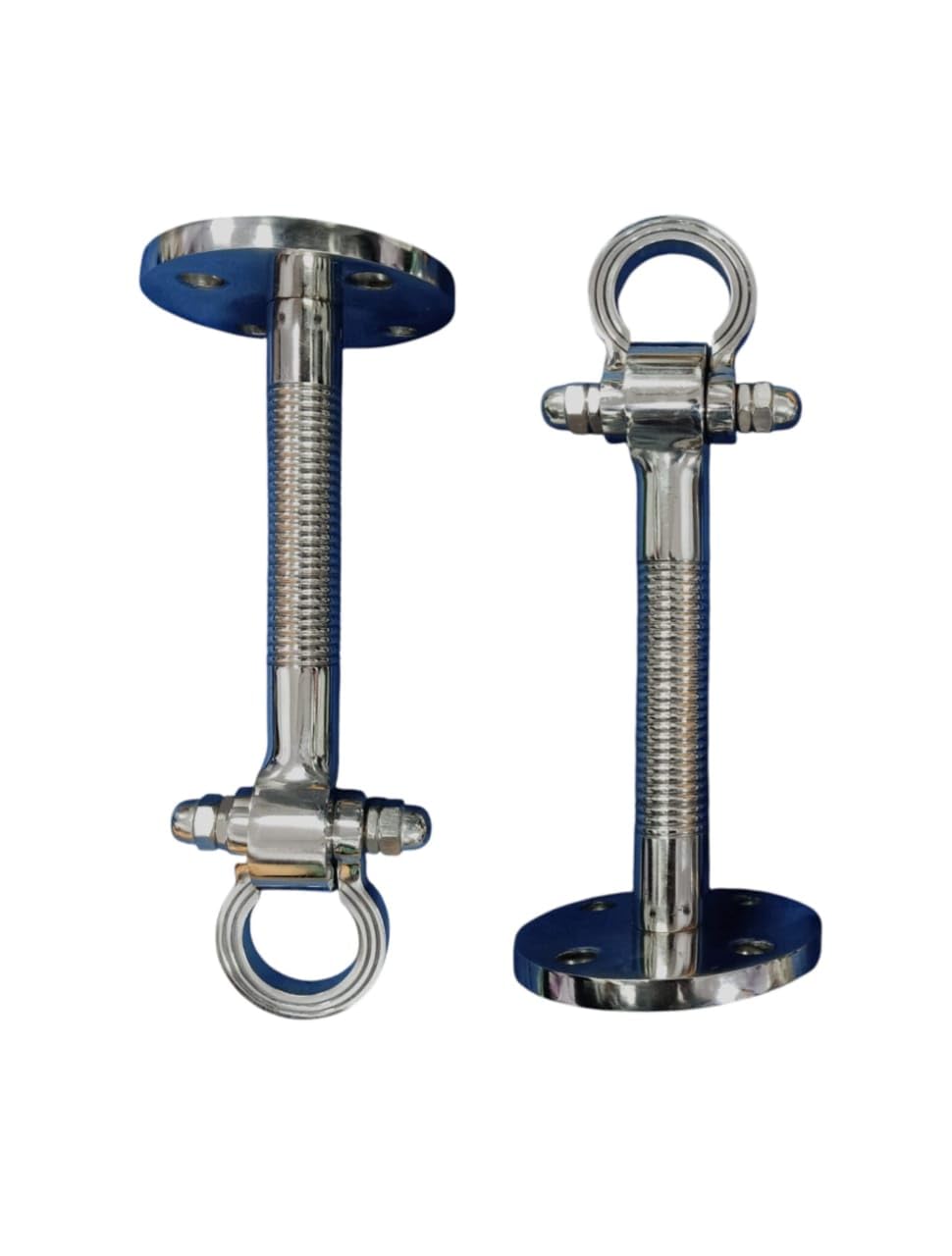 10 inch HI-Grade Heavy Duty Pure Stainless Steel Super Quality Life TIME WARRENTY, Ceiling KADA Swing, Weight Capacity of 2000KG, (2PCS) Strong and Sturdy. KKRIYA HOME DECOR.-image-6