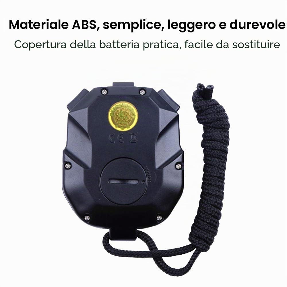 LAOPAO Cronometro 60 Memoria 1/100 Secondi Precisione Cronografo Timer Sport Palestra