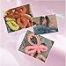 Mohair knitted Hair Clips, Mohair Hair Bows, Handmade Hair Bow, Hair Accessories for Women Toddlers Teens Kids (light-green)