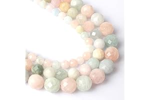Love Beads of Morganite Beads as Round Natural Gematone Beads - Perfect for Jewelry Making