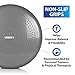 URBNFit Wobble Cushion - Balance Disc for Core Stability, Strengthening, Physical Therapy Exercise, Office Chair or Kids Classroom - Sensory Wiggle Seat Pad w/Air Pump - Silver