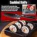 Albino monkey Sushi Making Kit for Beginners with Bazooka, Sashimi Knife, 2 Mats (Bamboo/Dishwasher-Safe PP), Nigiri Mold & Avocado Slicer | Food-Safe, Giftable, Step-by-Step Video Guide