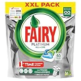 Fairy Platinum Geschirrspüler-Tabletten, 65 Stück pro Packung