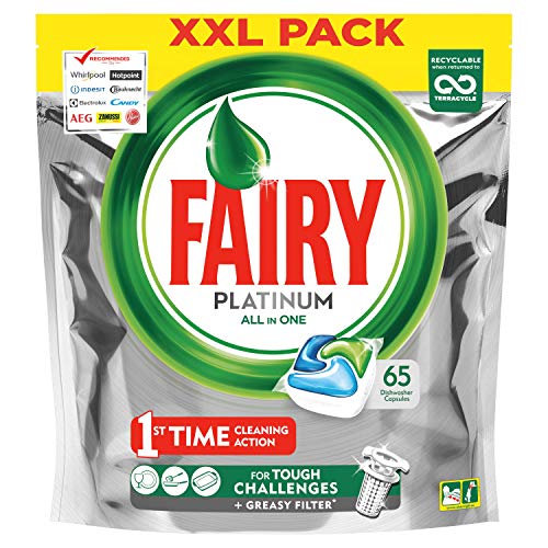 Fairy Platinum Spülmaschinentabletten Regular 65 Stück pro Packung