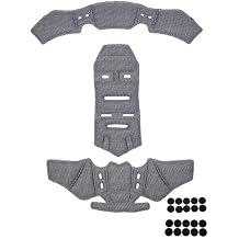Motorcycle Helmet Liner for Nolan N33 EVO 20202025, Removable Interior Padding Replacement, Soft Foam Pad Set, Easy Installation for Daily Riding,B Grey