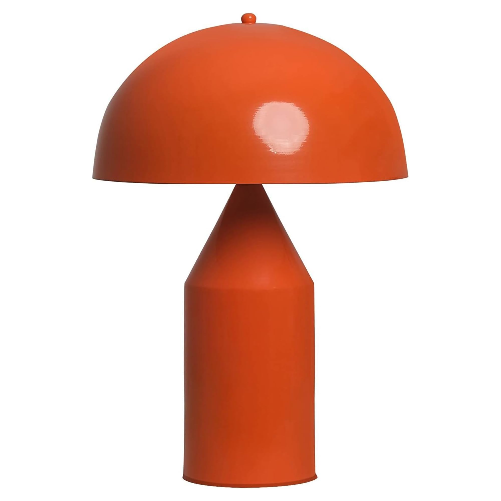 bamyum Lipeo Lampada a Fungo con Cavo, color Arancio E27, Moderna, in Metallo. Lampada da Comodino Decorazione per la Casa, per Camera da Letto