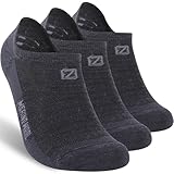 ZEALWOOD Merino Wool/Bamboo No Show/Ankle/Crew Athletic Socks Running Golf Tennis Hiking Socks,1/3 Pairs