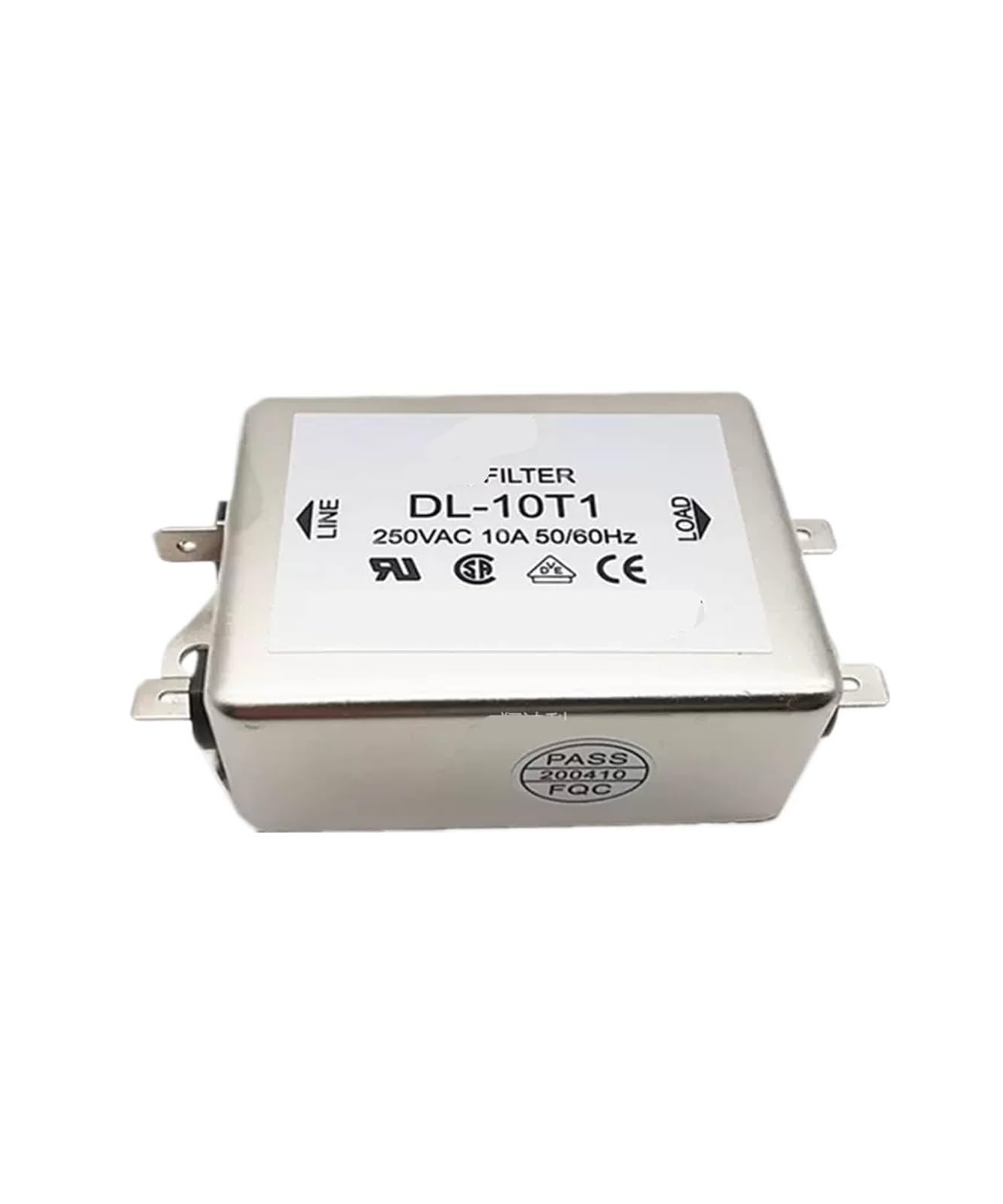 Filtro de potencia de CC monofásico DL-40F1 conmutado de 40A para control de ruido en red