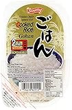 Shirakiku Cooked Rice (Microwavable in 2 Minutes/gohan) - 7.05oz (Pack of 4)