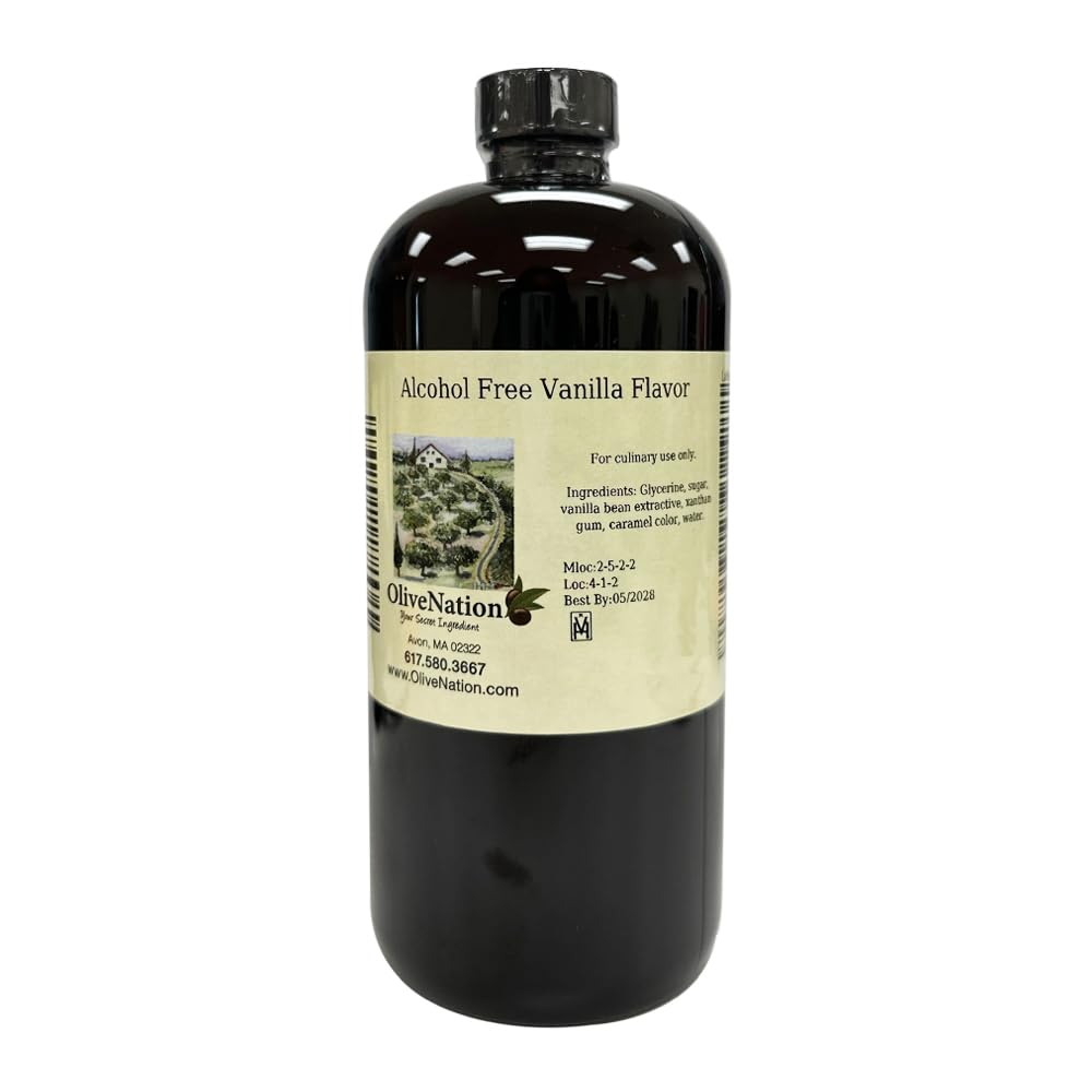 Vanilla Extract Alcohol Free - Gluten Free - Add Amazing Flavor to Cakes - 16 ounces - Cookies & More - baking-extracts-and-flavorings