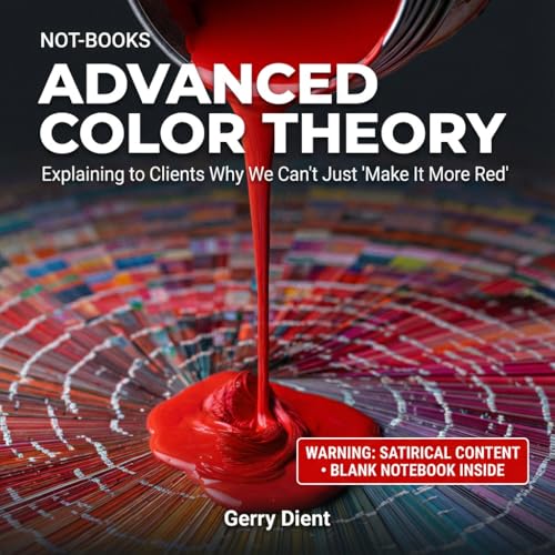 Not-Books: Advanced Color Theory: Funny Designer Notebook | Make It