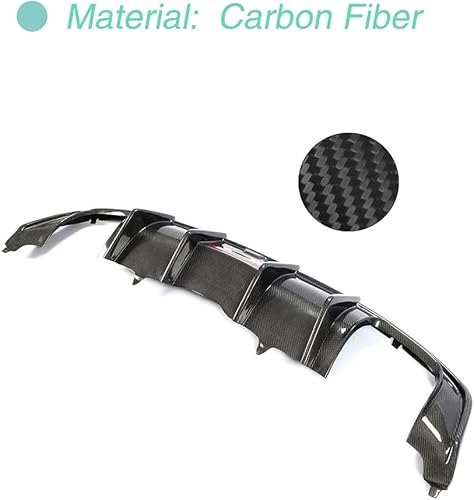 Miniatura 4 de Jun-star Difusor de labios de fibra de carbono para Audi A5 B9 Sline Coupé, convertible Sportback de 2 puertas 4 puertas 2017-2020 BodyKit