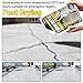 Concrete Crack Filler, 2.65LB High Elasticity Self Leveling Cement Crack Filler, Slab Concrete Waterproof Repair Sealant for Driveway, Walkway, Patio, Joint, Outdoor Quick Drying Sealer - Grey