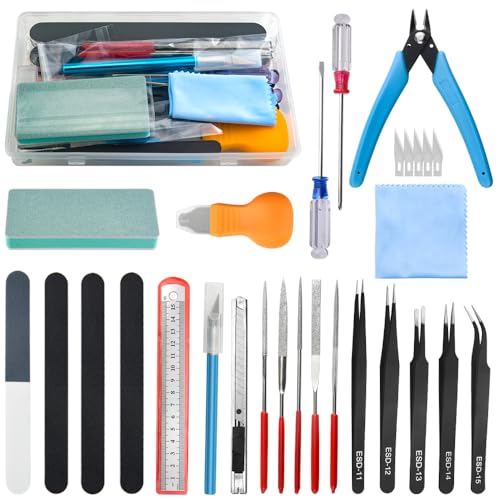 Kit d'outils maquettes Gundam WMYCONGCONG set construction modélisme réparation assemblage 24 pièces Kit d'outils maquettes Gundam WMYCONGCONG set construction modélisme réparation assemblage 24 pièces