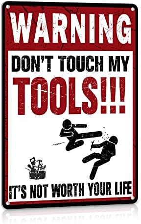 Amazon.com: ALREAR Funny Metal Sign Garage Wall Decor Grandpa's Buy ...