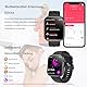 2025 Neue Smartwatch EKG+HRV/Harnsäure/BMI Herren Damen 1,97 AMOLED Gesundheitsuhr mit Telefonfunktion 24H Herzfrequenz SPO2 ΒΙutdruck Körpertemperatur BΙυtｚυcker Schlafmonitor Fitnessuhr(Schwarz)