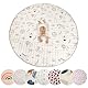 Gesteppte Krabbeldecke Baby 150cm, Safari Tiere– extra dicke 1,5cm weiche Baby Krabbelmatte – Baby Spielmatte mit rutschfester Unterseite zum Krabbeln, Laufgitter – maschinenwaschbare Baby Spieldecke