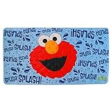 Ginsey Color Changing Bath Mat, Sesame Street Elmo, 15' X 27'