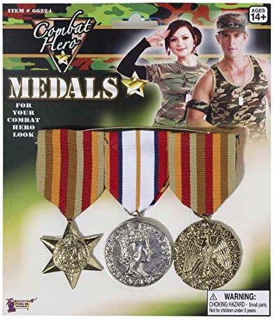 Forum Novelties Adult Costume Accessory Military Medals, Set of 3 image 2
