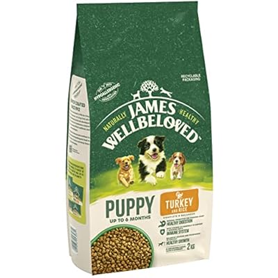 James Wellbeloved Complete Dry Puppy Food, Turkey and Rice, 2 kg