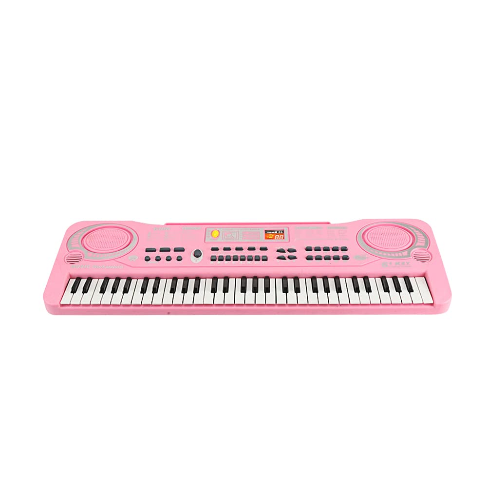 Seeyo 61 Keys Electronic Organ USB Digital Keyboard Piano Musical Instrument Kids Toy with Microphone