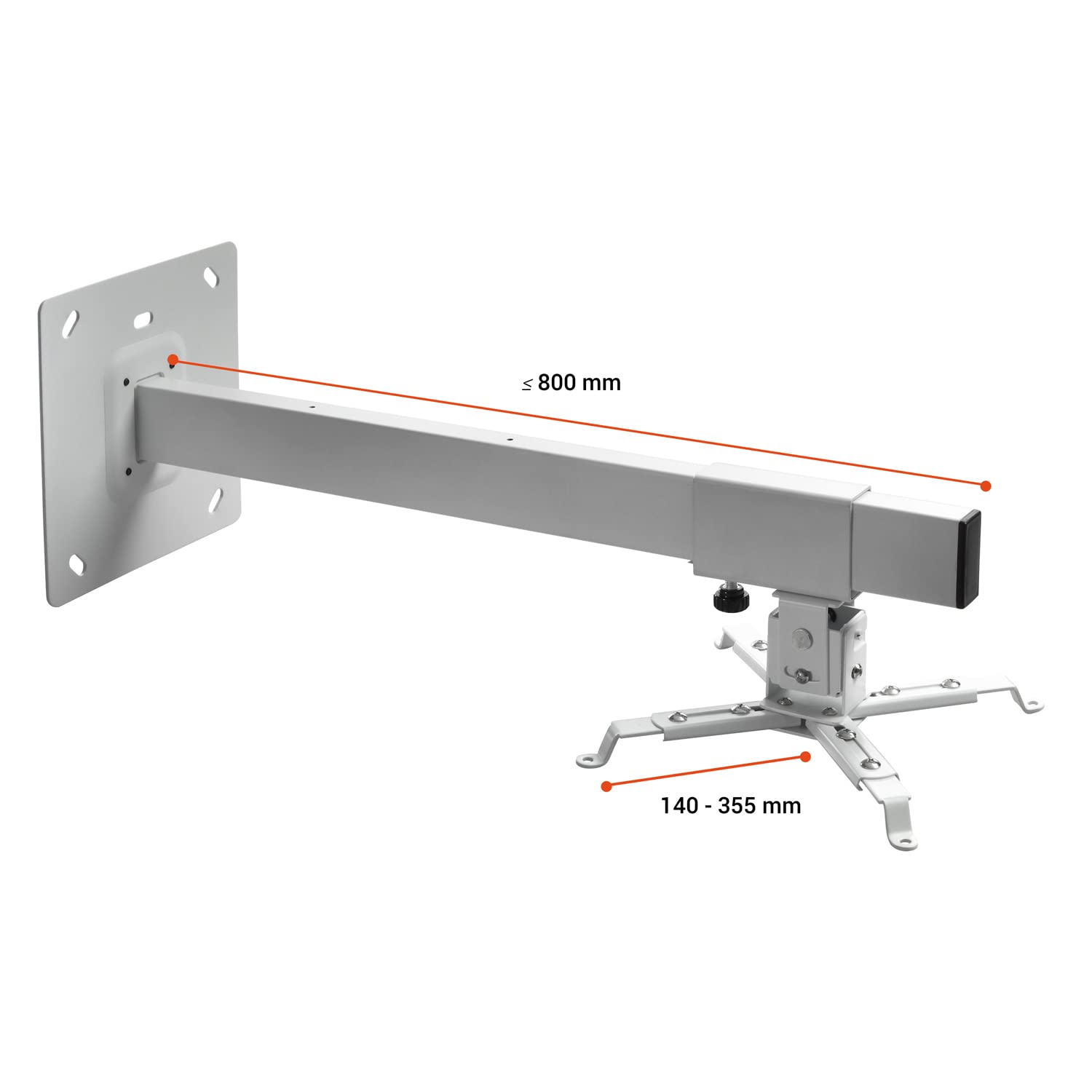 celexon Universel Support Mural projecteur MultiCel WM800 Blanc