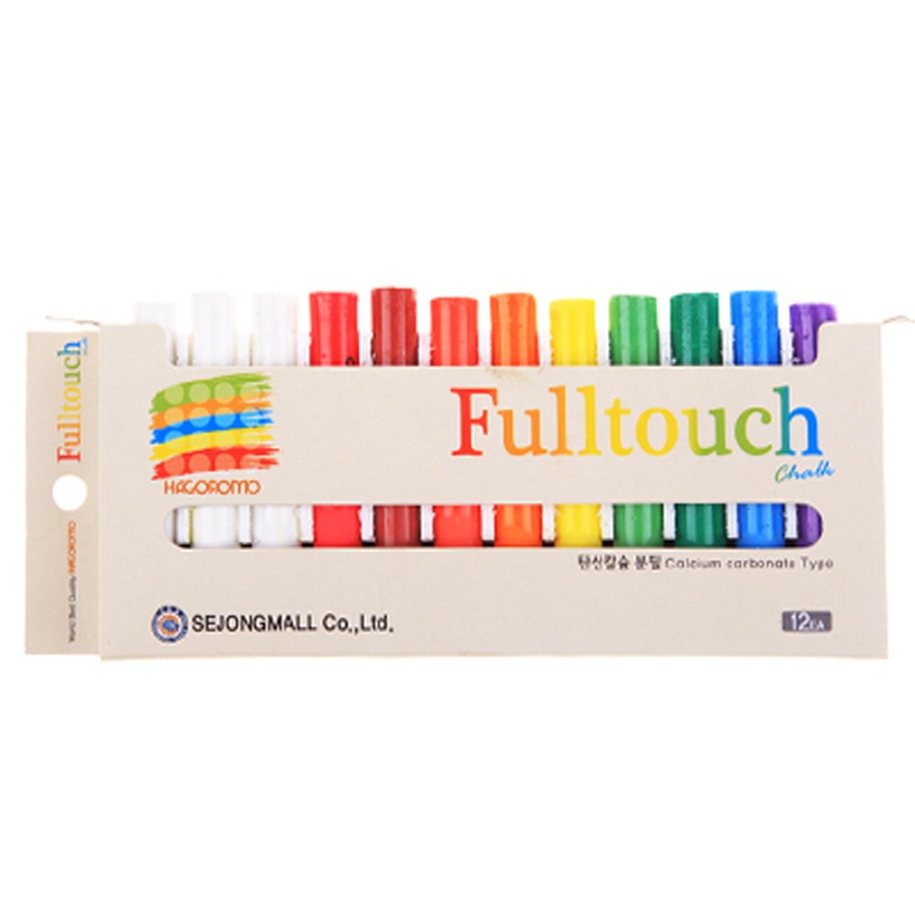 羽衣 Fulltouch 炭酸カルシウムタイプ チョーク ２色１０箱セット・新品 Amazon | [羽衣]HAGOROMO フルタッチチョーク白色72本入