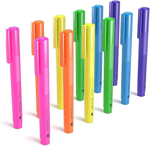 TRU RED Resaltador de bolsillo con agarre, punta de cincel, surtido, 36/cartón (TR54586-CCVS)