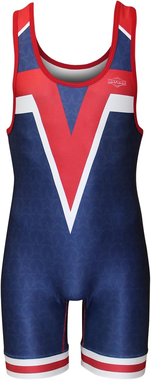 Matman USA The U.S.A. Stars Men's Wrestling Singlet