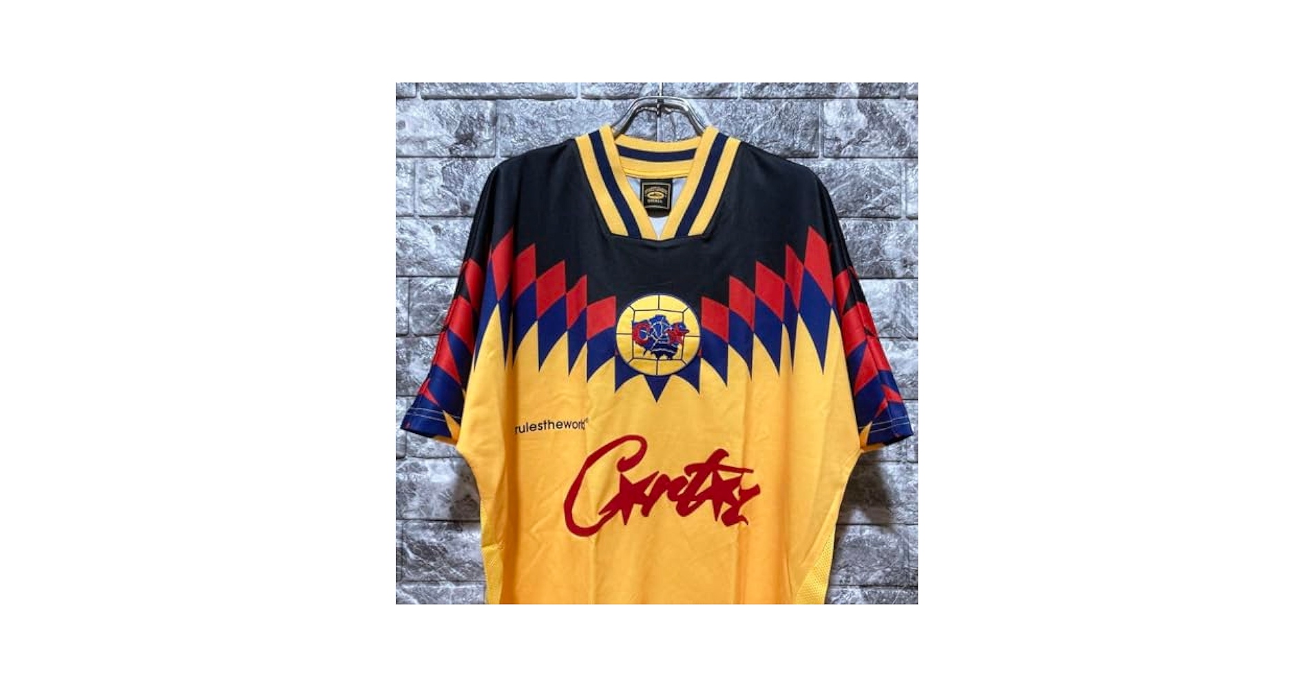 2枚‼️⠀】Corteiz Football Jersey Yellow 白T 2枚